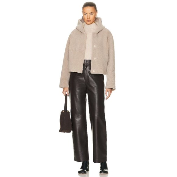 Women's Beige Hooded Jacket - Picture 5 of 5